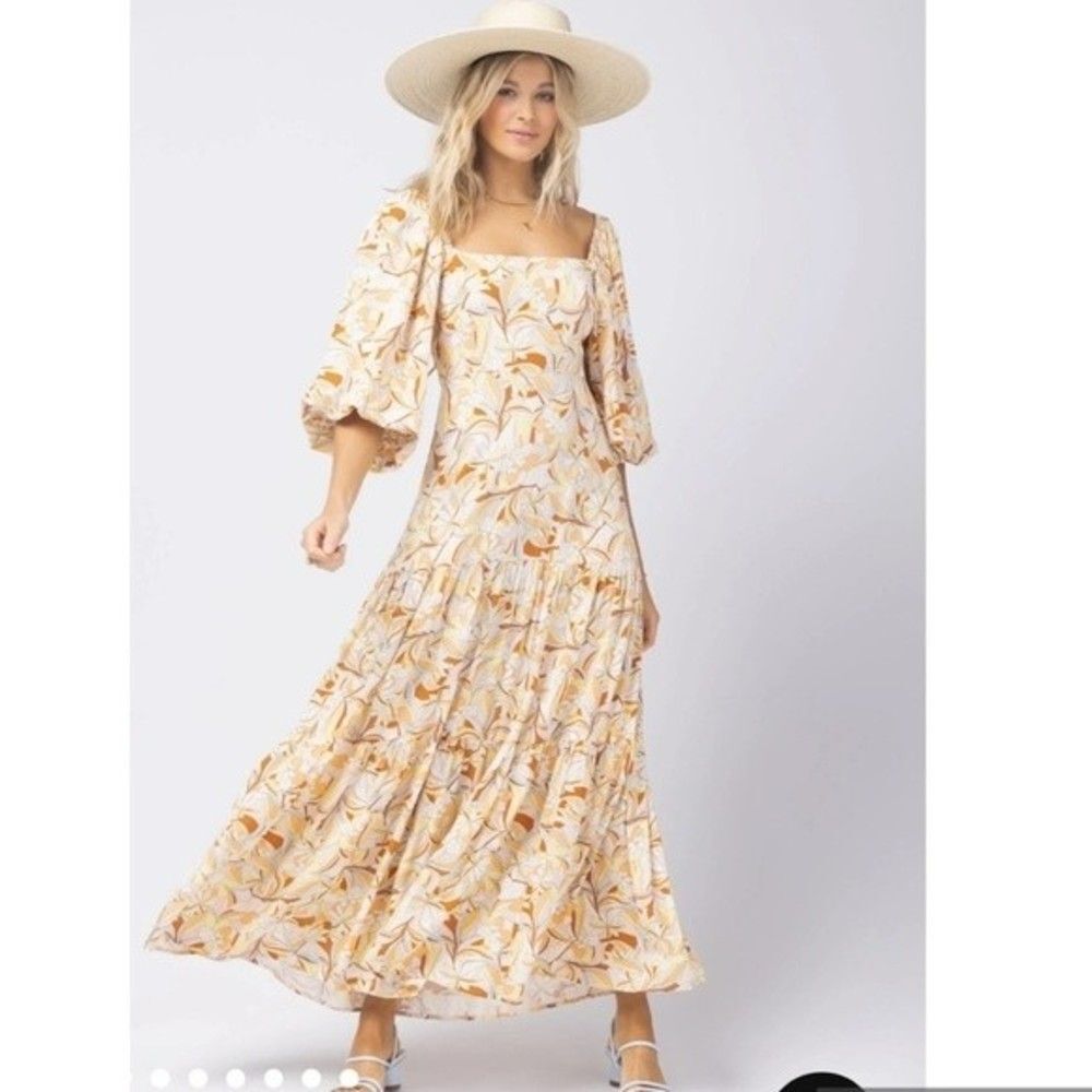L*Space Printed Bahia Dress Womens Size XS